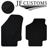D BLUE DIAMOND STITCH VINYL 4X TAILORED FLOOR CARPETS FOR KIA RIO 05-10  JF1