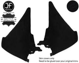BLACK STITCH 2X TRIANGLE CONSOLE SIDE TRIM SUEDE COVER FOR MAZDA MX5 MK3 09-15