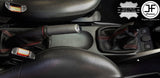 RED STITCHING LEATHER GEAR HANDBRAKE FOR VAUXHALL OPEL TIGRA B TWINTOP 04-09