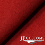 RED SUEDE CUP HOLDER BLANK TRIM COVER + FRAME FITS VW GOLF MK4 98-05 CUSTOM NEW