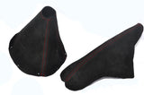 RED STITCH FITS TOYOTA SUPRA MKIV MK4 1993-2002 SUEDE GEAR HANDBRAKE SET
