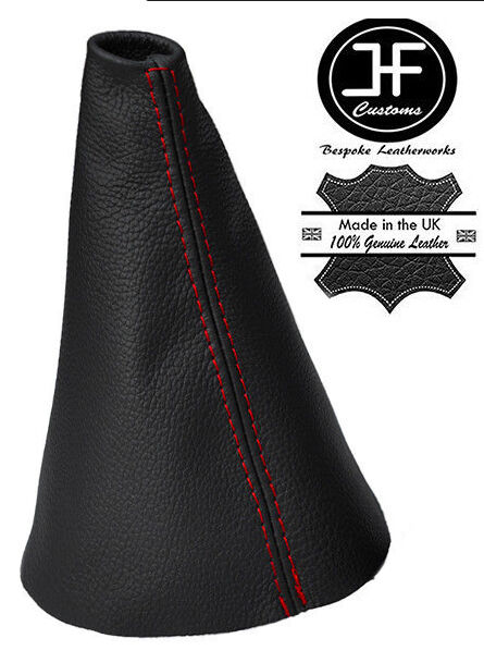 RED STITCH MANUAL LEATHER GEAR STICK GAITER FITS LAND ROVER FREELANDER 03-05