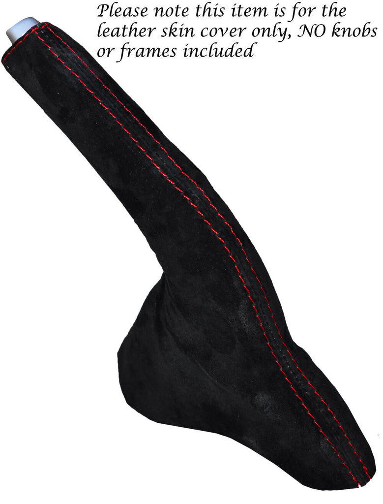 RED STITCH SUEDE HANDBRAKE COVER FITS HONDA CIVIC SE SE-T ES-T EX EX GT 2012+