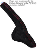 RED STITCH SUEDE HANDBRAKE COVER FITS HONDA CIVIC SE SE-T ES-T EX EX GT 2012+