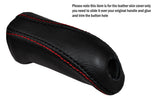 RED STITCH HANDBRAKE HANDLE SKIN COVER FITS BMW 3 SERIES F30 F31 2012-2015