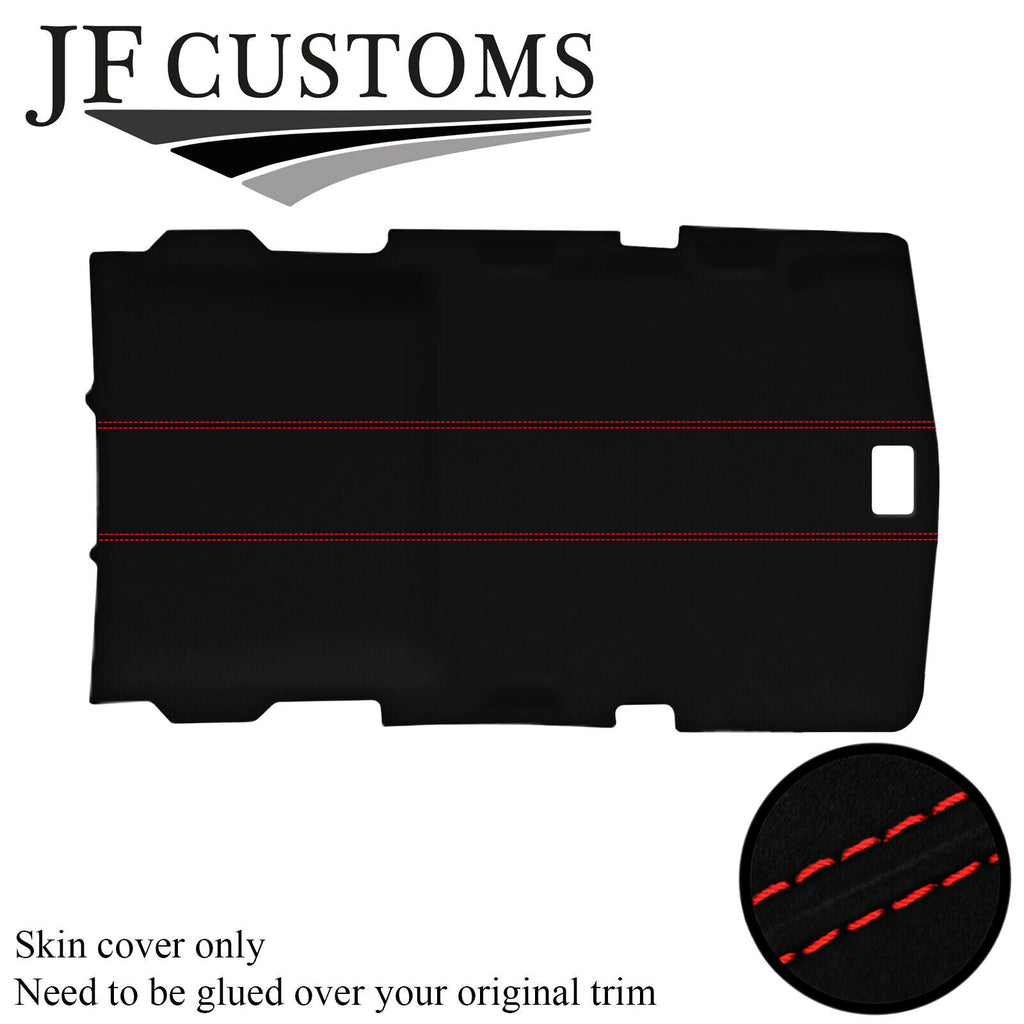 RED STITCH LUXE-SUEDE HEADLINER COVER FITS HUMMER H2 02-09 STYLE 2 CUSTOM NEW
