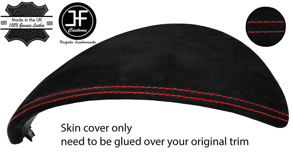 RED STITCH SPEEDO HOOD INSTRUMENT SUEDE COVER FITS MAZDA MX5 MK3 2005-2015