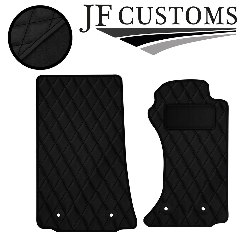 BLACK DIAMOND VINYL 2X TAILORED FLOOR CARPETS FOR MAZDA MX5 MK3 06-14 JF1