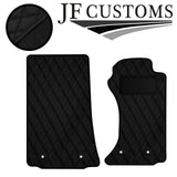 BLACK DIAMOND VINYL 2X TAILORED FLOOR CARPETS FOR MAZDA MX5 MK3 06-14 JF1