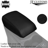 BLACK STITCHING LEATHER ARMREST SKIN COVER FITS FORD FOCUS MK3 2011-2014