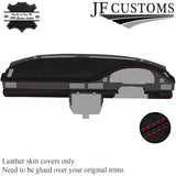 RED STITCH ITALIAN LEATHER DASHBOARD COVER FOR SUZUKI CAPPUCCINO 91-98