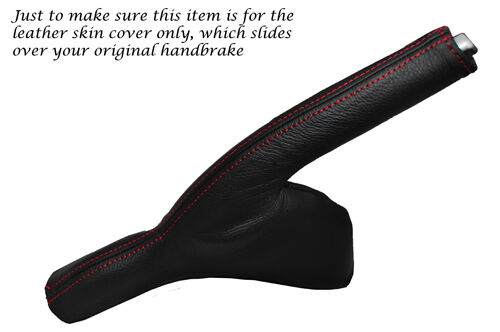 RED STITCHING FITS MAZDA CX-7 CX7 2007-2013 LEATHER HANDBRAKE GAITER ONLY