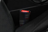 BLUE STITCH RED TARTAN 2X SEAT BELT TALL COVERS FOR VW T6 TRANSPORTER CUSTOM NEW