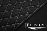 WHITE DIAMOND VINYL 4X TAILORED FLOOR CARPETS FOR BENTLEY CONTINENTAL 05-11 JF1