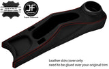 RED  STITCH CENTRE CONSOLE TRIM LEATHER COVER FITS BMW MINI R50 R52 R53 04-06