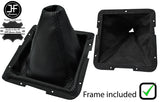 BLACK STITCH LEATHER GEAR BOOT+PLASTIC FRAME FOR FORD CORTINA MK5 79-82