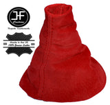 RED SUEDE MANUAL GEAR LEVER GAITER FOR PEUGEOT 206 206 CC 98-00 CUSTOM NEW
