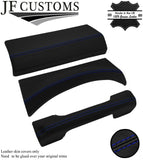 BLUE STITCH 3X DASH TRIM LEATHER SKIN COVERS FITS LAND ROVER DEFENDER 07-14