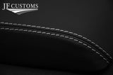 LIGHT GREY STITCHING TOP-GRAIN LEATHER ARMREST LID COVER FITS VOLVO V50 04-08