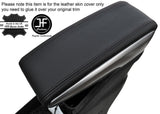 BLACK STITCHING ARMREST LID GENUINE LEATHER COVER FITS TOYOTA VERSO 2013-2017