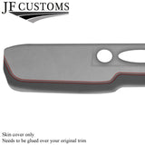 D RED STITCH L GREY SUEDE TOP DASH DASHBOARD COVER FITS FORD MUSTANG 1964-1965