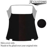 DSG2 DARK RED STITCH LUXE SUEDE HARDTOP HEADLINER COVER FOR BMW E46 CONVERTIBLE