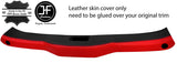 BLACK & RED FRONT TOP ROOF PANEL LEATHER COVER FITS HONDA CRX DEL SOL 1992-97