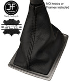 BLACK STITCHING GENUINE LEATHER MANUAL GEAR GAITER FITS MG 6 GT 2011-2016