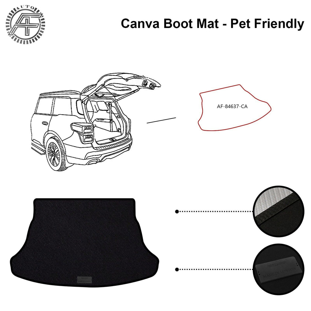 FITS TOYOTA PRIUS HYBRID HATCH 2015+ DOG FRIENDLY TRUNK / BOOT CANVA MAT CAT/DOG