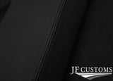 BLACK STITCH 3X DASH TRIM LEATHER SKIN COVERS FITS LAND ROVER DEFENDER 07-14