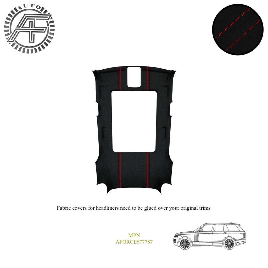LUXE SUEDE HEADLINER COVER FOR RANGE ROVER L405 5 DOOR SUV + SUNROOF 2013-2021