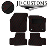 RED DIAMOND STITCH VINYL 4X TAILORED FLOOR CARPET FOR SEAT MII 11-21 JF1