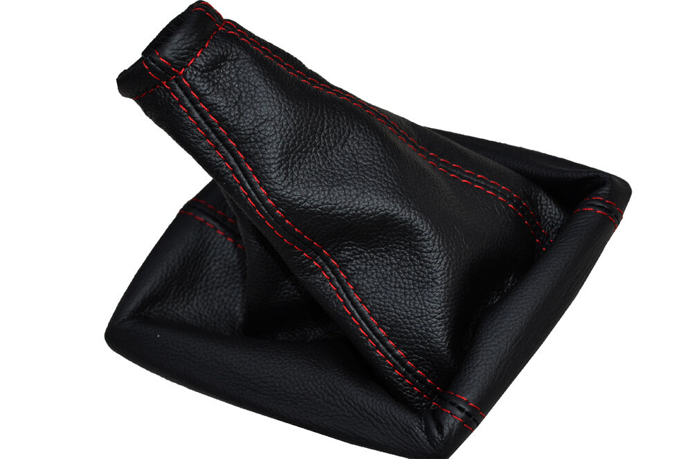 RED STITCH FITS VAUXHALL CORSA C 2000-2006  GEAR GAITER COVER CUSTOM NEW