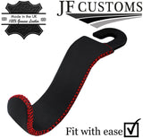 RED STITCH LEATHER PLASTIC CAR SEAT HEADREST HOOK FOR BMW MINI R55 R56 R57 07-14
