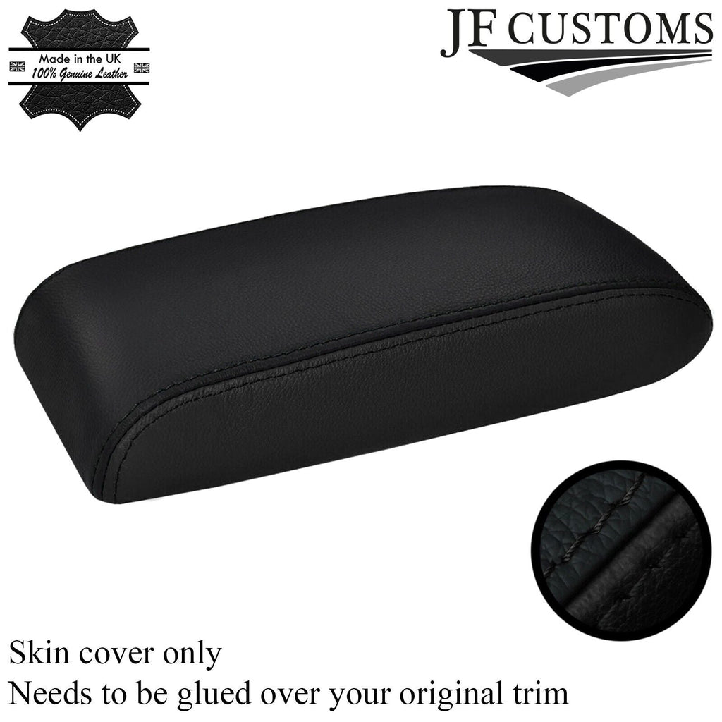 BLACK & BLACK LEATHER ARMREST LID COVER FITS TOYOTA CELICA MK6 1994-1998