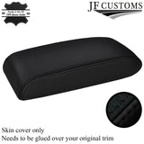 BLACK & BLACK LEATHER ARMREST LID COVER FITS TOYOTA CELICA MK6 1994-1998