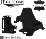 BLACK STITCH LEATHER AUTOMATIC GEAR +PLASTIC FRAME FOR INFINITI FX35 FX37 09-13