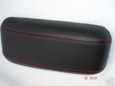 FITS HONDA CIVIC & TYPE R BLACK ARM REST COVER LEATHER CUSTOM NEW MADE IN UK