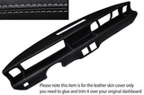 GREY STITCH DASH DASHBOARD LEATHER SKIN COVER FITS FIAT X1/9 X19 1974-1978
