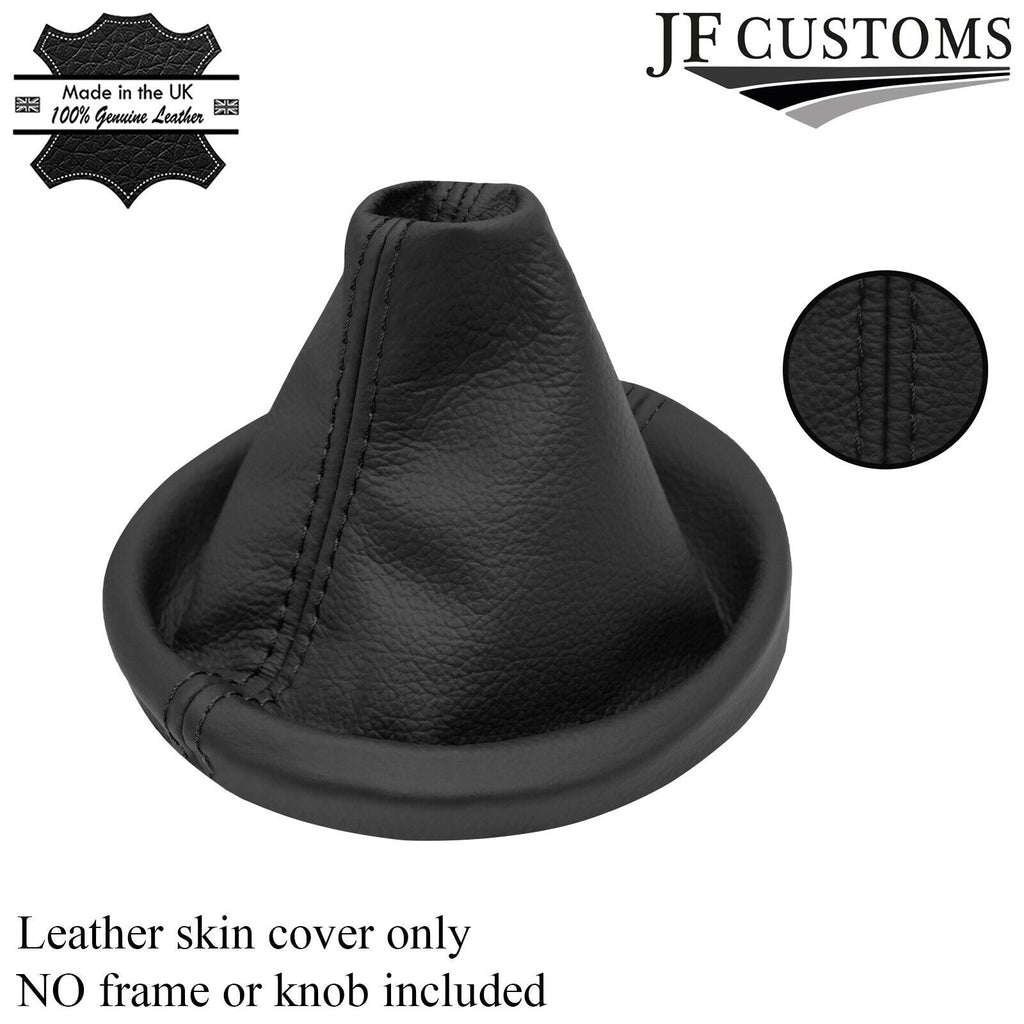 BLACK LEATHER GEAR GAITER FITS SUBARU IMPREZA WRX STI 15-18 CUSTOM NEW