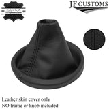 BLACK LEATHER GEAR GAITER FITS SUBARU IMPREZA WRX STI 15-18 CUSTOM NEW