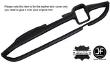 BLACK STITCHING DASH DASHBOARD LEATHER COVER FITS MERCEDES W110 W111 MADE IN UK