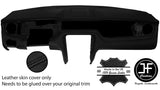 BLACK STITCH DASH DASHBOARD REAL LEATHER COVER FITS FORD MUSTANG 2010-2014
