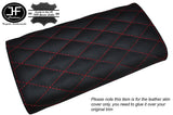 RED DIAMOND STITCH ARMREST LID LEATHER COVER FITS MAZDA MX5 MK1 MIATA 89-97