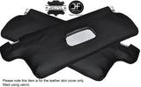BLACK STITCHING 2X SUN VISORS LEATHER COVERS FITS VW SCIROCCO MK2 1981-1992