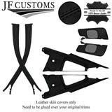 BLACK STITCH COVERS FOR FORD MUSTANG 05-09 COUPE  FULL INTERIOR RECOVERY KIT