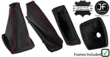 RED STITCH LEATHER GEAR + HANDBRAKE GAITER+ FRAMES FOR FORD FOCUS C MAX 03-07