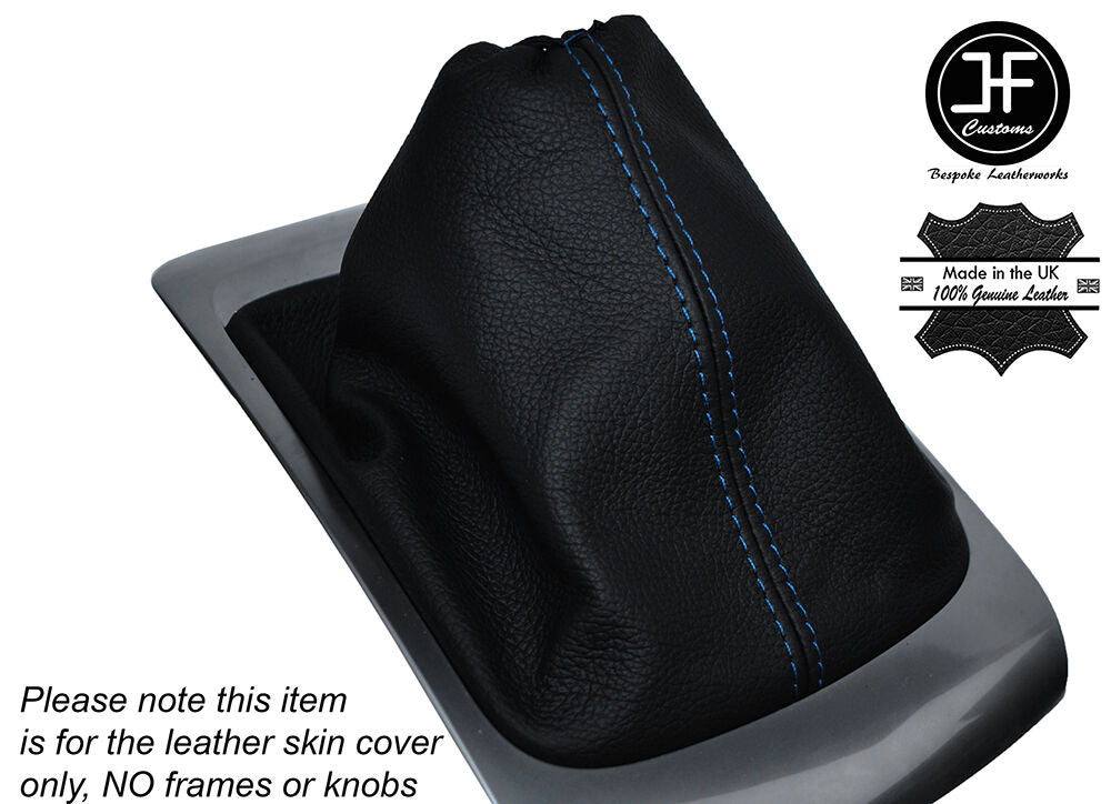 BLUE STITCH LEATHER MANUAL GEAR GAITER FITS CITROEN C4 GRAND PICASSO 14-16