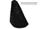 BLACK STITCH LEATHER MANUAL GEAR GAITER FITS DAIHATSU SIRION S CUSTOM NEW