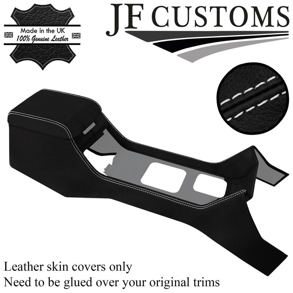 WHITE STITCH CENTRE CONSOLE+ARMREST COVER FOR LAND ROVER DISCOVERY MK1 94-98